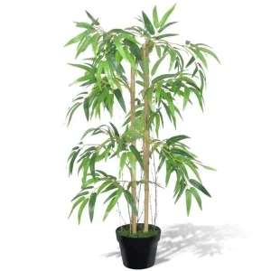 35.4ft high bamboo artificial trees, artificial bamboo plants, real touch technology, artificial plants with trunks, are very suitable for indoor artificial simulation plants potted in Small office/home office Green